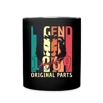 Legendär 1969 August - Tasse einfarbig - Schwarz - Vorne