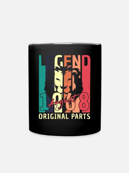Legendär 1968 August - Tasse einfarbig - Schwarz