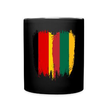 Germany Flag Lithuania - Full Colour Mug - black - Front