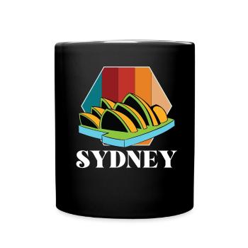 Sydney Opera House Orchestra Australia - Full Colour Mug - black - Front