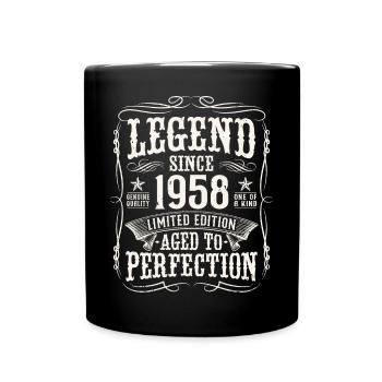 Legend 1958 Vintage Cadeau d’anniversaire - Mug uni - noir - Devant