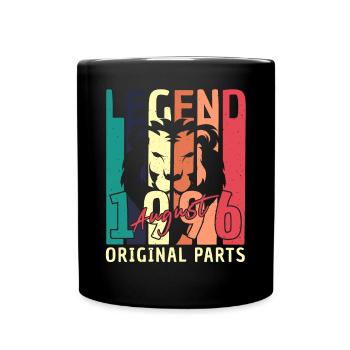 Born 1996 in August - Full Colour Mug - black - Front