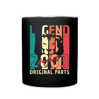 Année de construction Août 2003 - Mug uni - noir - Devant