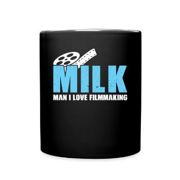 Man, I Love Filmmaking - Filmmaker - Full Colour Mug - black - Front