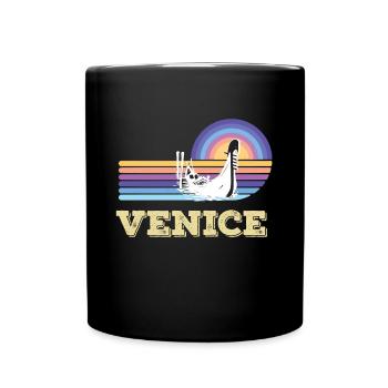 Venice Italy Sea City Boat Romantic - Full Colour Mug - black - Front