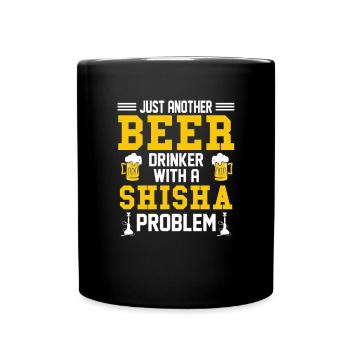 Shisha Beer Saying Narguilé Narguilé - Mug uni - noir - Devant
