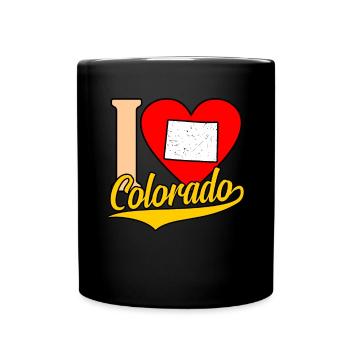 I Heart colorado cadeau - Mug uni - noir - Devant