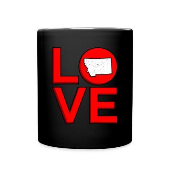 Cher cadeau montana - Mug uni - noir - Devant