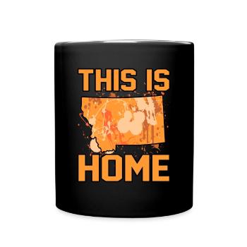 Startseite Montana Geschenk - Tasse einfarbig - Schwarz - Vorne