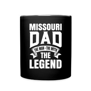 Missouri-vater-geschenk - Tasse einfarbig - Schwarz - Vorne