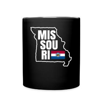 Missouri adventure gift - Full Colour Mug - black - Front