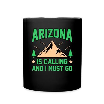 Arizona reisende geschenk - Tasse einfarbig - Schwarz - Vorne