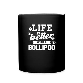 Bollipoo - Mug uni - noir - Devant