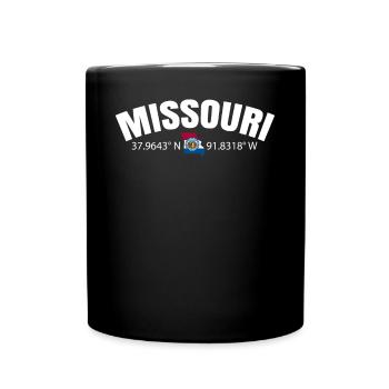 Missouri Proud Home Gift - Full Colour Mug - black - Front