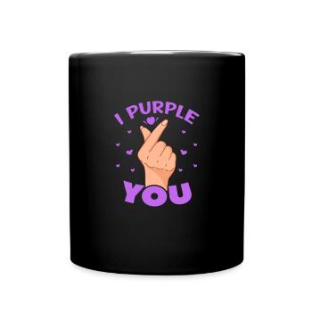 K-Pop - Tasse einfarbig - Schwarz - Vorne