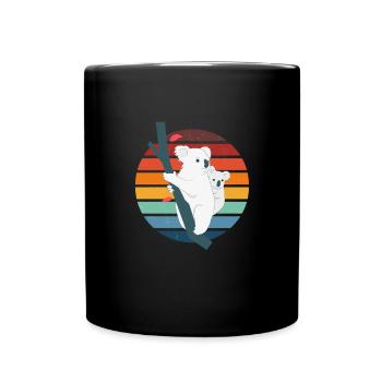 Koala Koala Bear Australie Bear Gift - Mug uni - noir - Devant