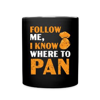 Gold Panning Gold Prospecting Mining Miner Geology - Full Colour Mug - black - Front