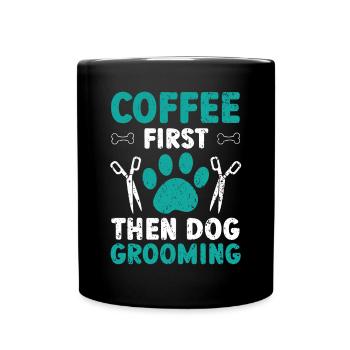 Meilleur toiletteur fluffin de tous les temps Artiste de fourrure de salon pour animaux de compagnie - Mug uni - noir - Devant