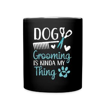 Pet Groomer Animal Stylist Fur Artist Furologist - Full Colour Mug - black - Front