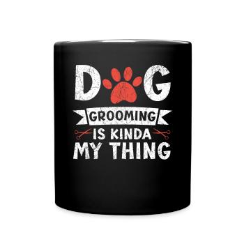 Pet Groomer Animal Stylist Fur Artist Furologist - Full Colour Mug - black - Front