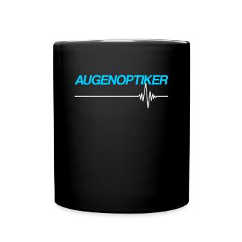 Augenoptiker - Tasse einfarbig - Schwarz - Vorne