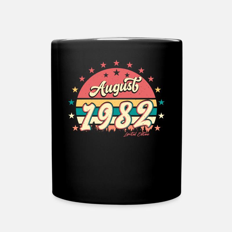 40e anniversaire août 1982 - Mug uni - noir