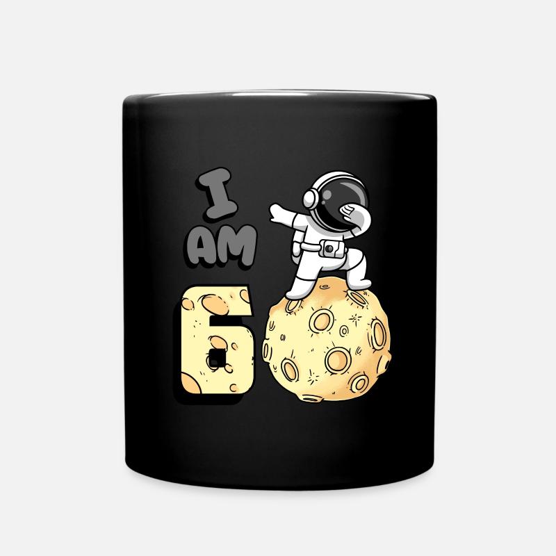 Je suis astronaute de 6 pièces enfant Moon Walker 6. - Mug uni - noir