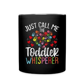 Daycare Provider Toddler Childcare Teacher - Tasse einfarbig - Schwarz - Vorne