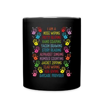 Garderie d’appréciation des enseignants Fournisseur de garderie - Mug uni - noir - Devant