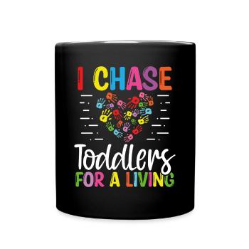 Fournisseur de garderie Chase Toddlers Childcare Teacher - Mug uni - noir - Devant
