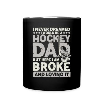 Hockey Dad - Full Colour Mug - black - Front