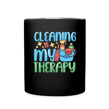 Cleansing therapy - Full Colour Mug - black - Front