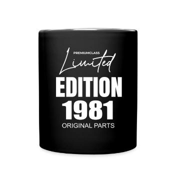 Édition limitée 1981 - Mug uni - noir - Devant