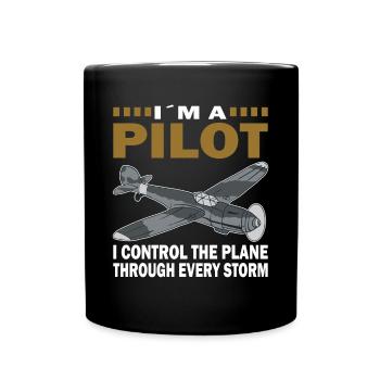 Pilote à travers chaque avion d’assaut - Mug uni - noir - Devant