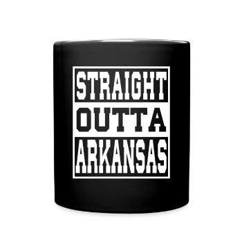 Arkansas Saying Funny Arkansas Gift - Full Colour Mug - black - Front