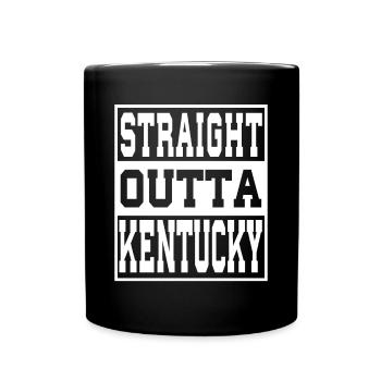 Kentucky Saying Funny Kentucky Gift - Full Colour Mug - black - Front