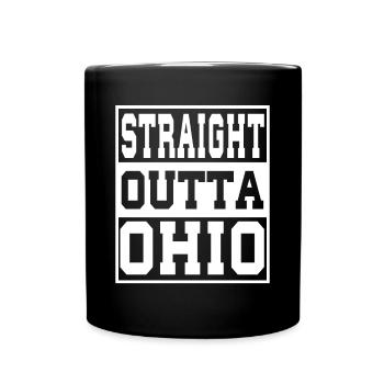 Ohio Spruch Lustig Ohio Geschenk - Tasse einfarbig - Schwarz - Vorne