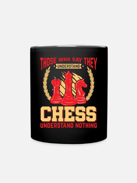 Comprendre les pièces d’échecs de jeu de citation d’échecs - Mug uni - noir