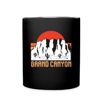 Désert du parc national du Grand Canyon en Arizona - Mug uni - noir - Devant