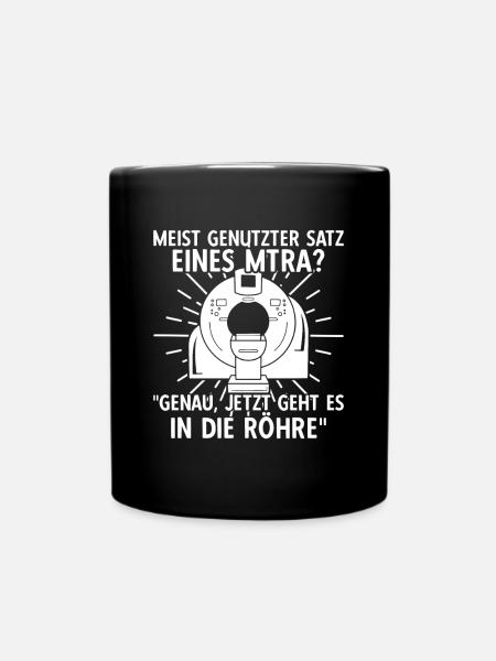 MTRA Medizinisch-Technischer Radiologie Assistent - Tasse einfarbig - Schwarz
