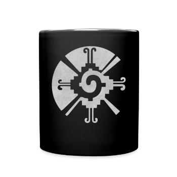 Hunab Ku Ometeotl Aztèque Yucatèque Maya Maya Inca - Mug uni - noir - Devant