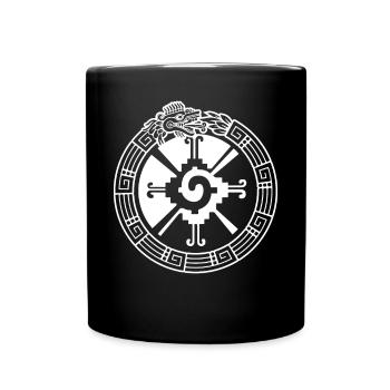 Quetzalcoatl Ouroboros Hunab Ku Ometeotl Azteke - Mug uni - noir - Devant