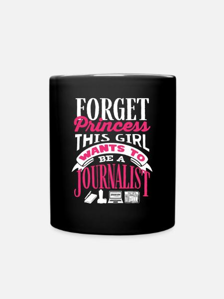 Journaliste Journalisme Femme Journaliste - Mug uni - noir