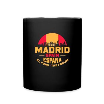 Madrid - Tasse einfarbig - Schwarz - Vorne