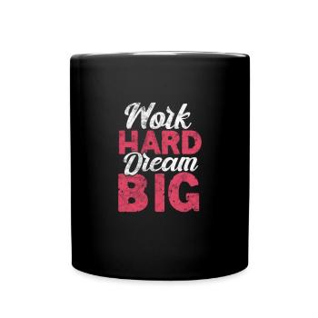 Motivation Motivieren Karriere Spruch Geschenk - Tasse einfarbig - Schwarz - Vorne
