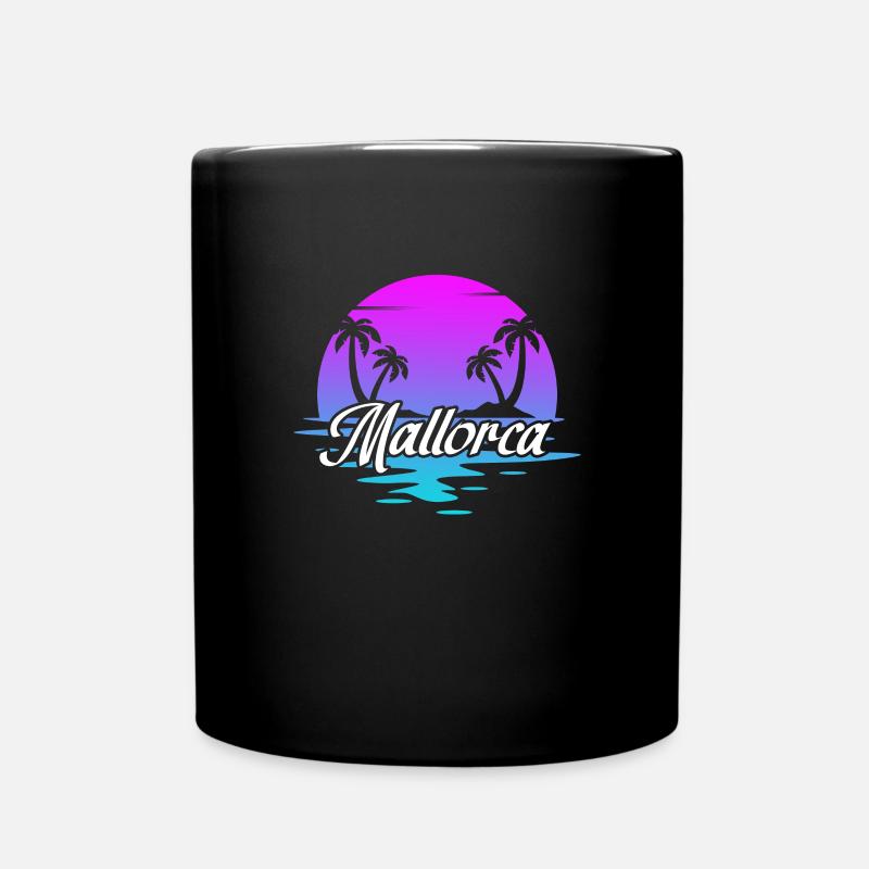 Mallorca - Tasse einfarbig - Schwarz