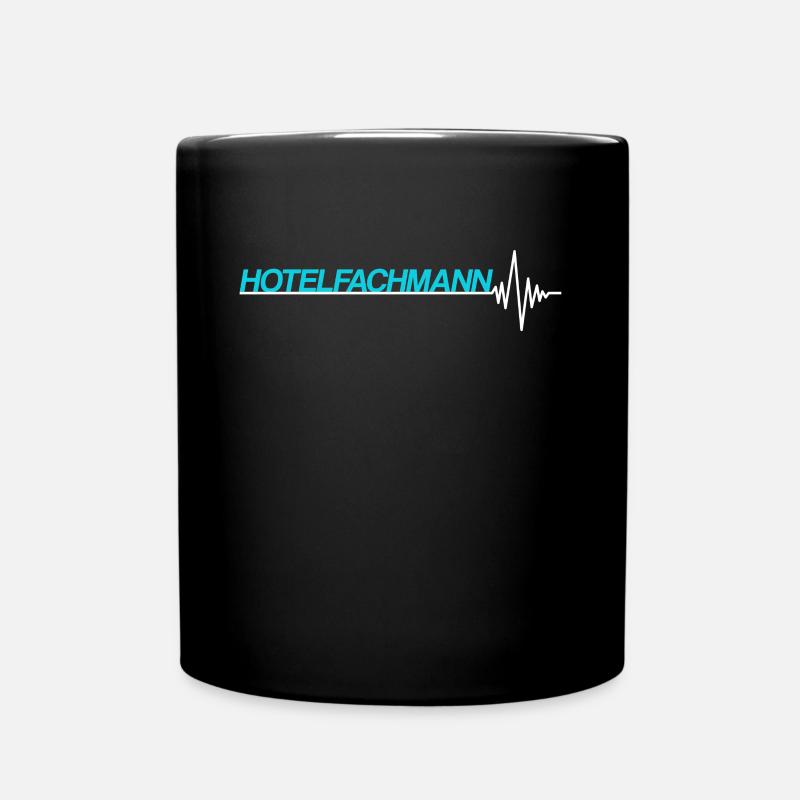 Hotelfachmann - Tasse einfarbig - Schwarz