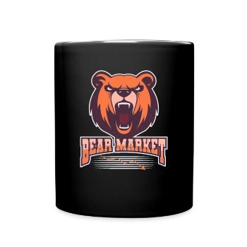 Bear Market Bourse Marché des actions Traders - Mug uni - noir - Devant