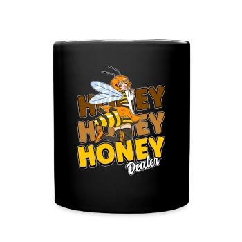 Marchand de miel Apiculteur Abeille Murmure Abeilles Abeilles Abeilles Abeille - Mug uni - noir - Devant