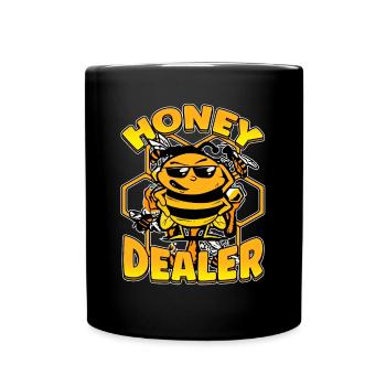 Marchand de miel Apiculteur Abeille Murmure Abeilles Abeilles Abeilles Abeille - Mug uni - noir - Devant